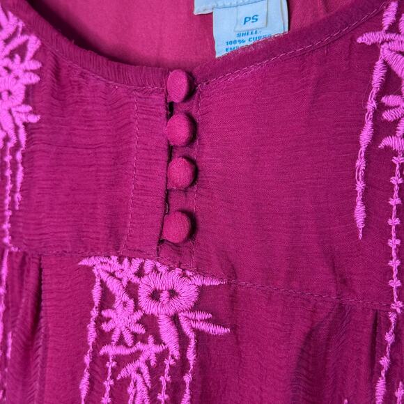 Sundance embroidered sheer sleeve top - Picture 3 of 10